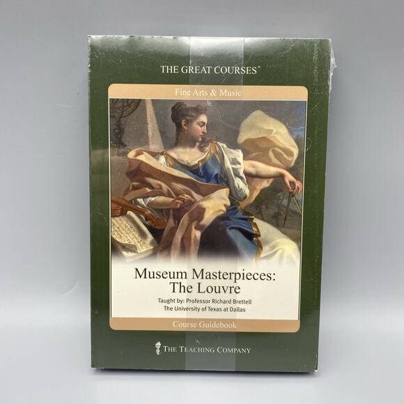 New Sealed The Great Courses Museum Masterpieces: THE LOUVRE Guidebook + DVD - Picture 2 of 4